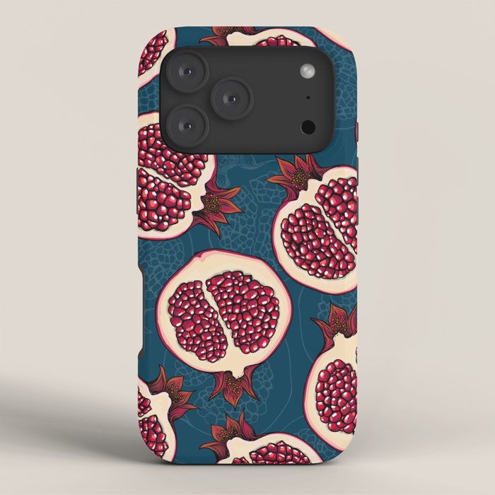Pomegranate slices iPhone Case Gallery Image 3