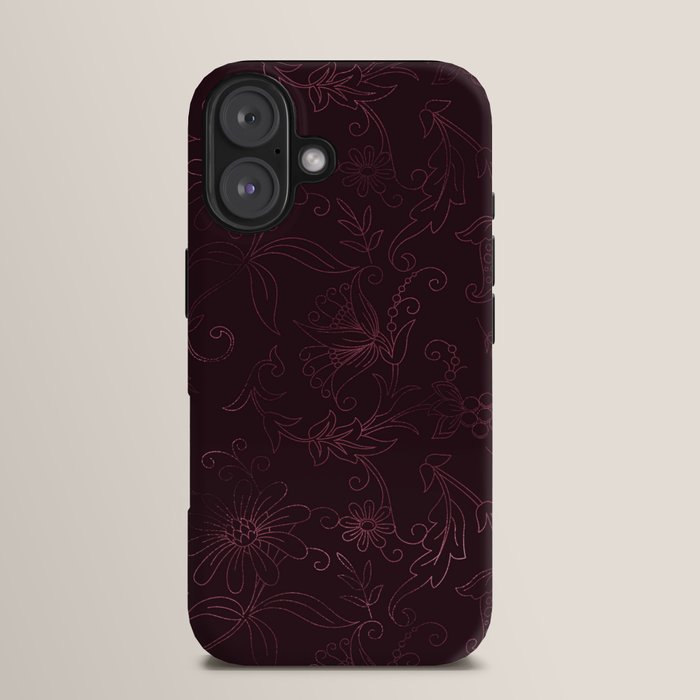 Agate Burgundy Pattern Design iPhone Case Gallery Image 13