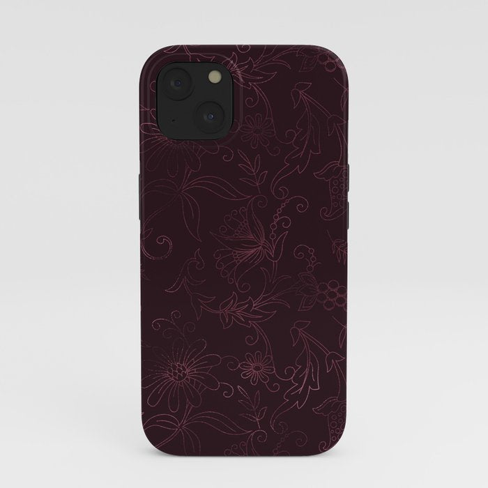 Agate Burgundy Pattern Design iPhone Case Gallery Image 37