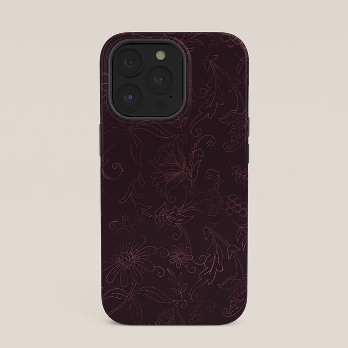 Agate Burgundy Pattern Design iPhone Case Gallery Image 35
