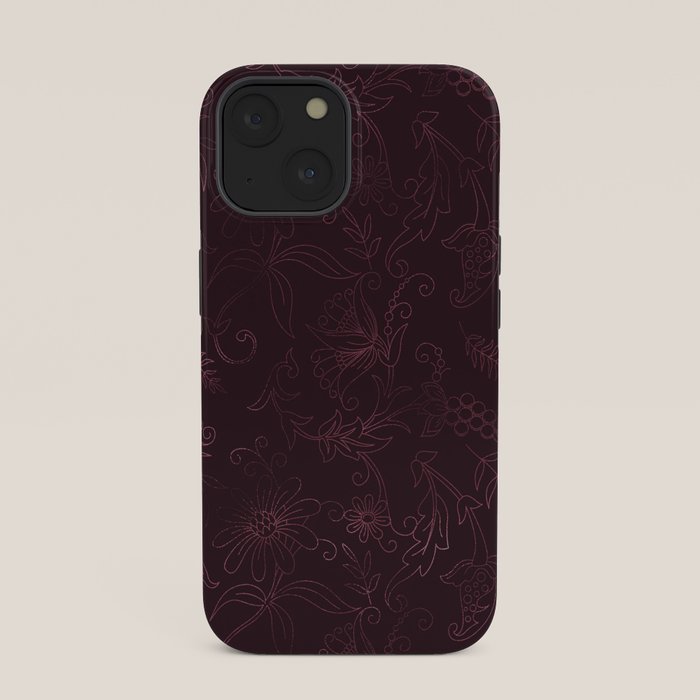 Agate Burgundy Pattern Design iPhone Case Gallery Image 33