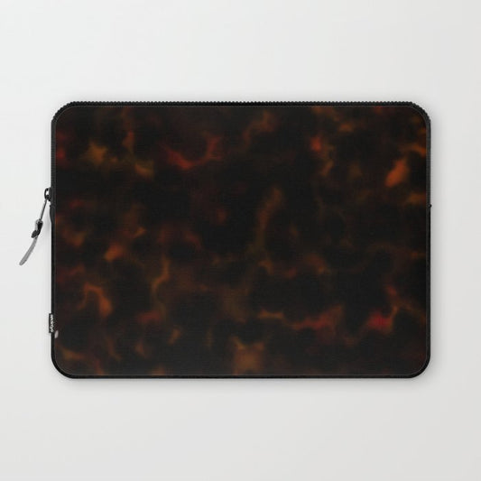 Dark Tortoiseshell Turtle Pattern Laptop Sleeve Gallery Image 1