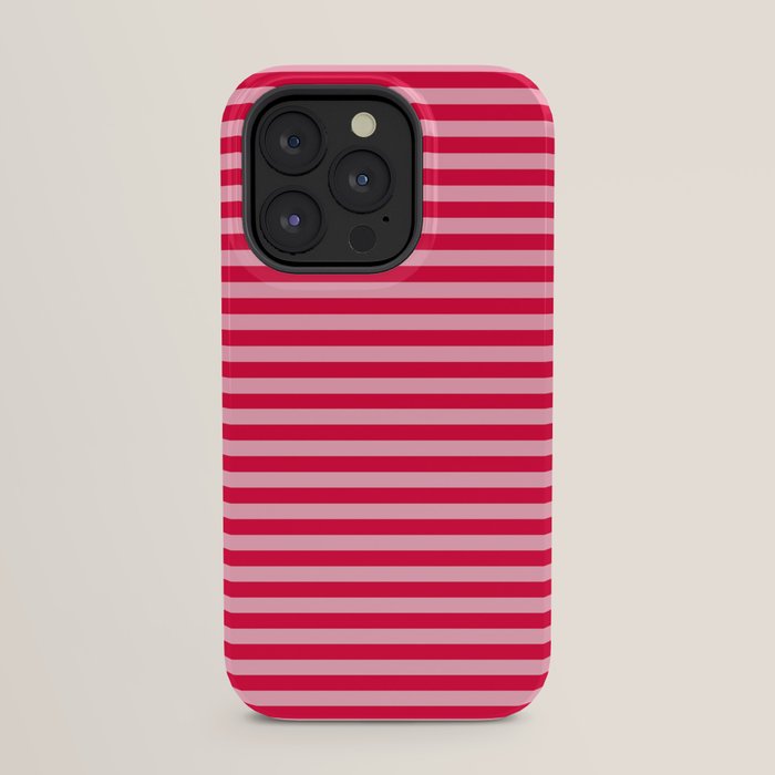 Retro, Beach, Colorful Stripes, Pink and Red iPhone Case Gallery Image 31