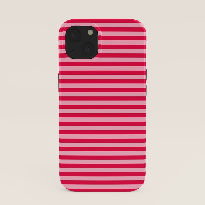 Retro, Beach, Colorful Stripes, Pink and Red iPhone Case Gallery Image 37