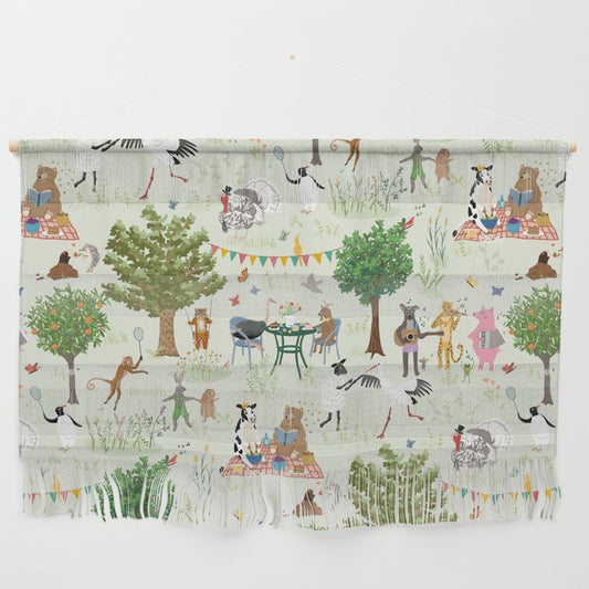 Animals' Garden Party Wall Hanging Gallery Image 1