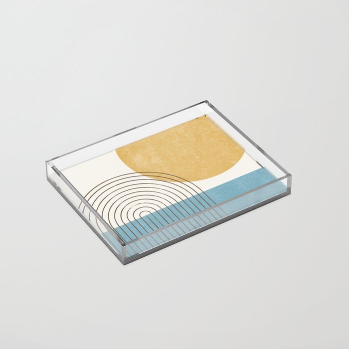 Sunny ocean Acrylic Tray Gallery Image 2
