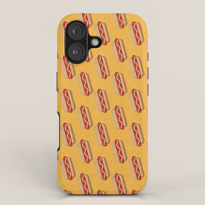 FAST FOOD / Hot Dog - pattern iPhone Case Gallery Image 1