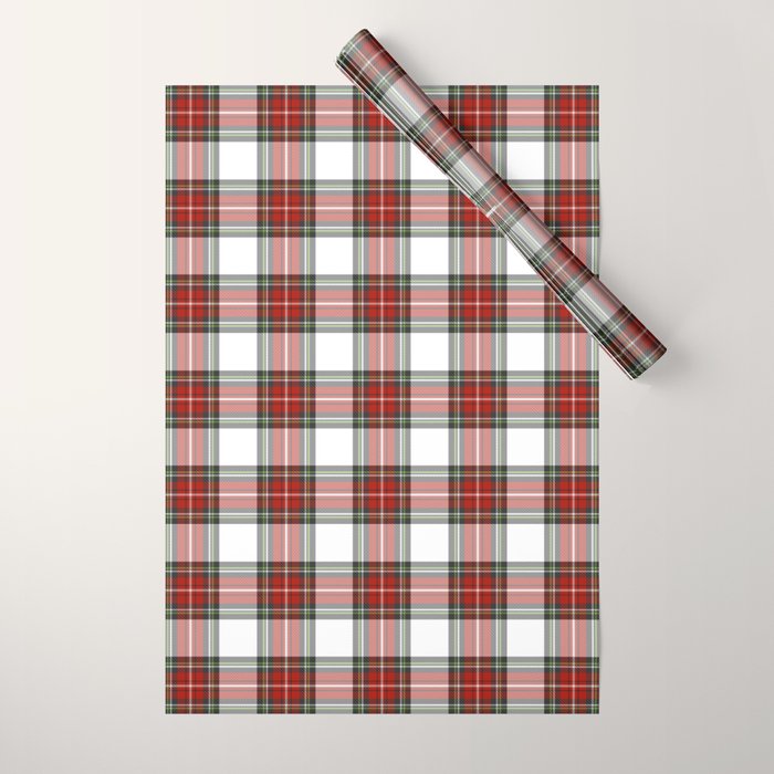 Christmas Tartan Plaid Wrapping Paper Gallery Image 1
