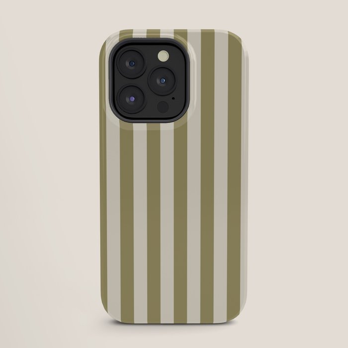 Olive Green Stripes iPhone Case Gallery Image 27