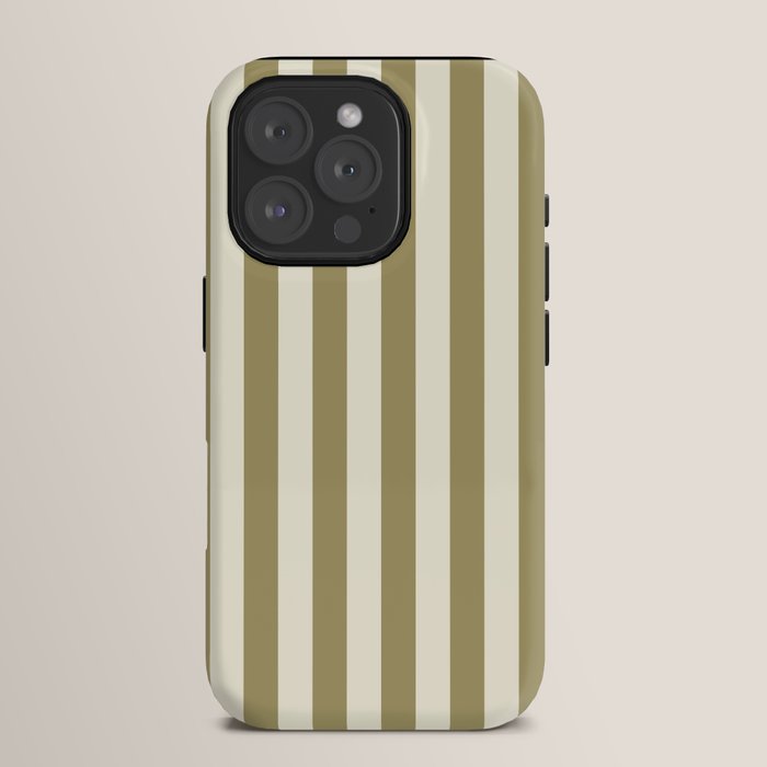 Olive Green Stripes iPhone Case Gallery Image 15