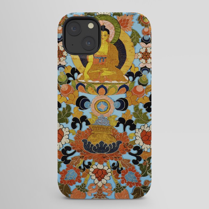 Antique Tibetan Floral Textile Print iPhone Case Gallery Image 22