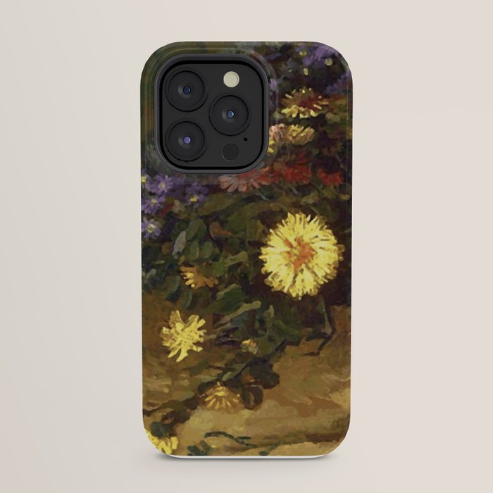 Van Gogh Still Life Bouquet of Daisies Vector Art iPhone Case Gallery Image 31