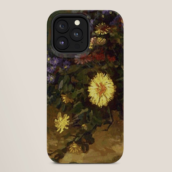 Van Gogh Still Life Bouquet of Daisies Vector Art iPhone Case Gallery Image 28