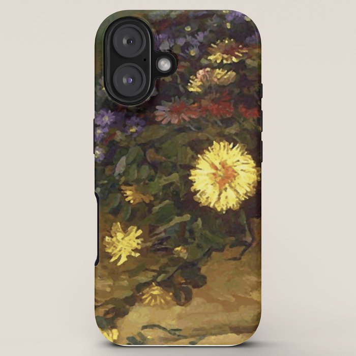 Van Gogh Still Life Bouquet of Daisies Vector Art iPhone Case Gallery Image 5