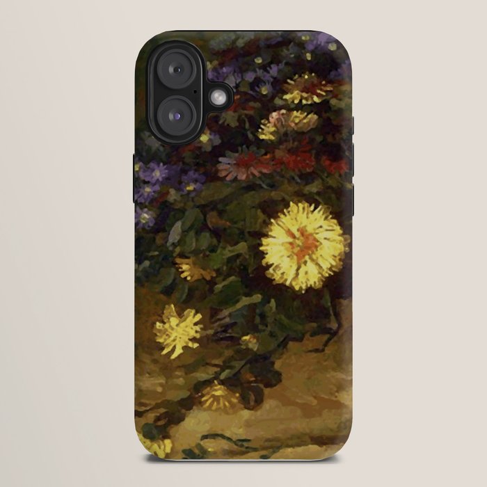 Van Gogh Still Life Bouquet of Daisies Vector Art iPhone Case Gallery Image 10