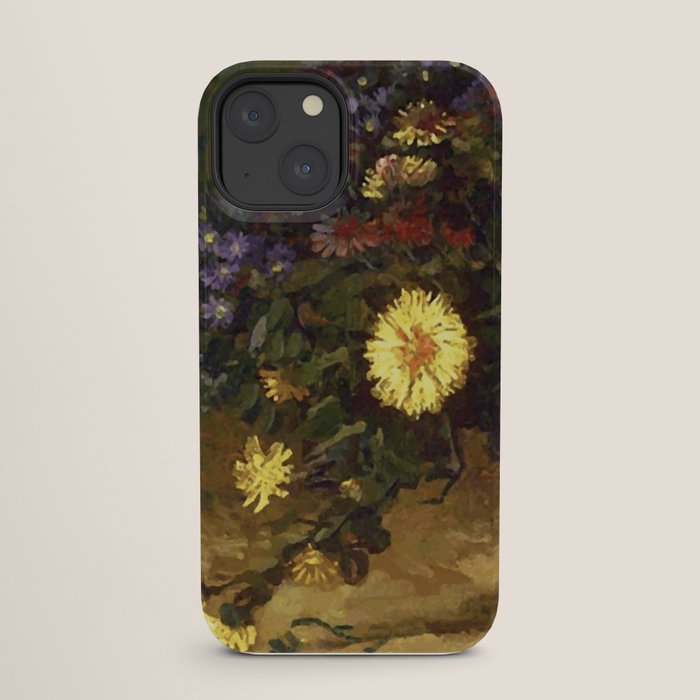 Van Gogh Still Life Bouquet of Daisies Vector Art iPhone Case Gallery Image 25