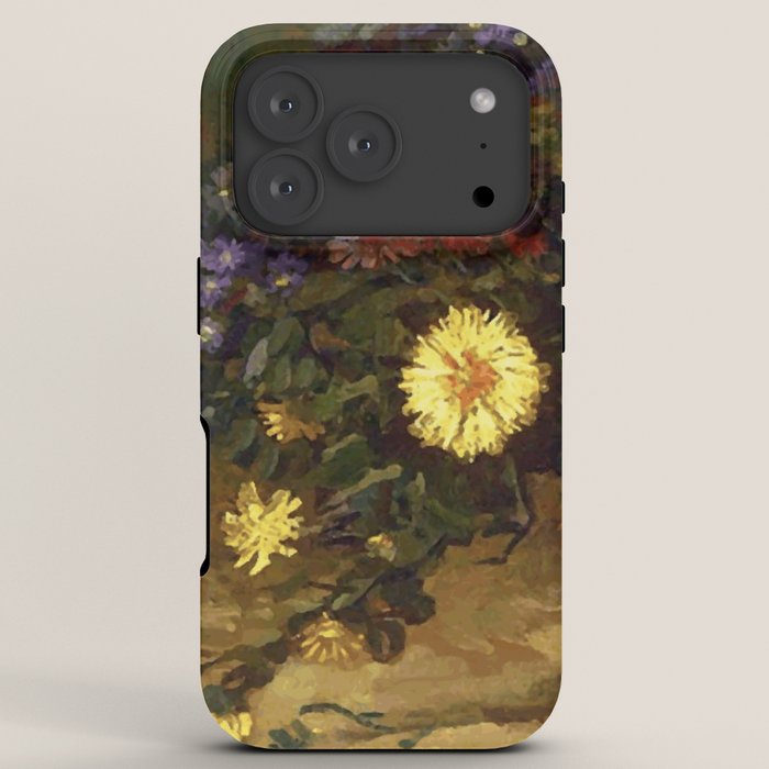 Van Gogh Still Life Bouquet of Daisies Vector Art iPhone Case Gallery Image 7
