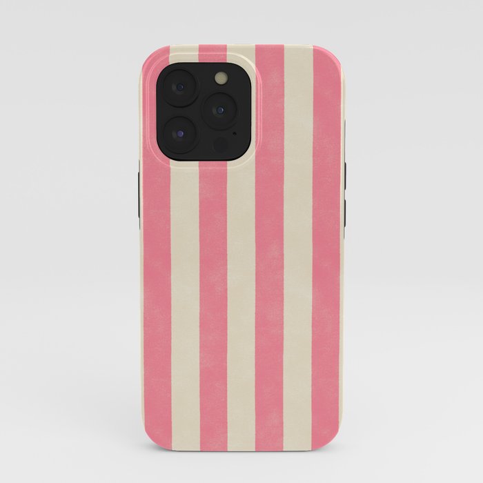 Cabana Stripe - pink & cream iPhone Case Gallery Image 39