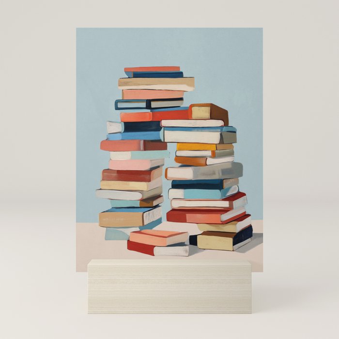 Books in Balance Mini Art Print Gallery Image 5
