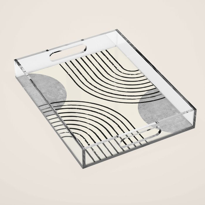 Sun Arch Double - Grey Acrylic Tray Gallery Image 1