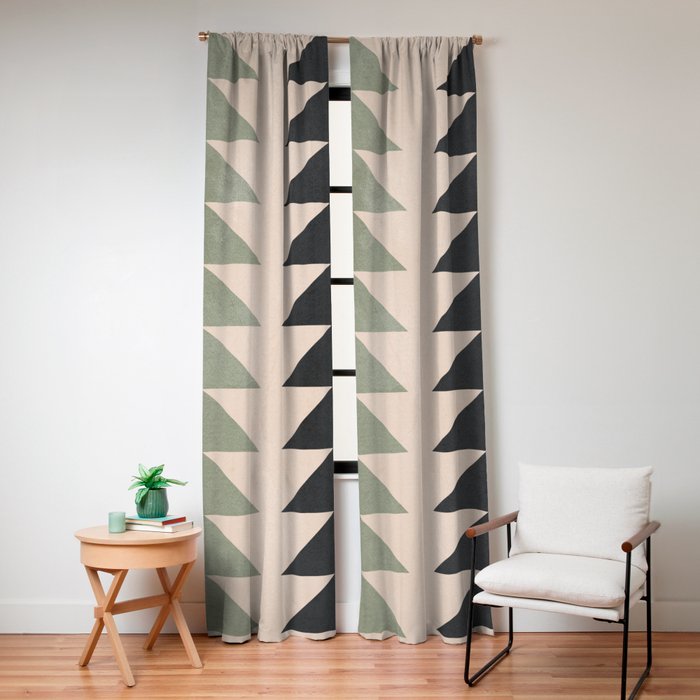 Minimal Geometric 32 Window Curtain Gallery Image 8