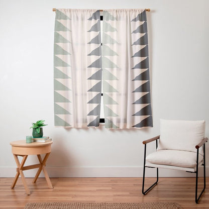 Minimal Geometric 32 Window Curtain Gallery Image 15