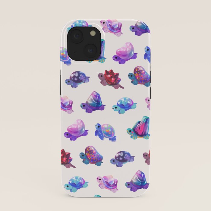 Jewel turtle - pastel iPhone Case Gallery Image 37