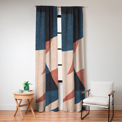 ABSTRACT ALPHABET / Gothic E Window Curtain Gallery Image 8