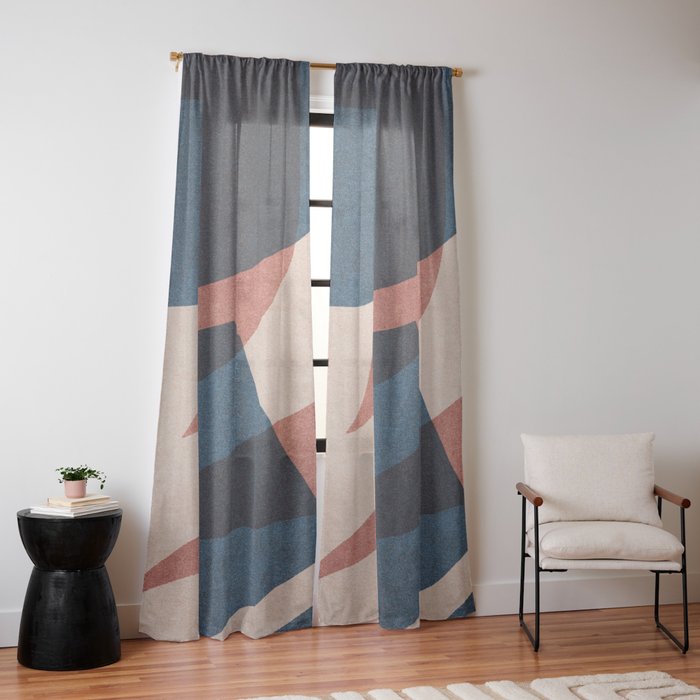 ABSTRACT ALPHABET / Gothic E Window Curtain Gallery Image 10