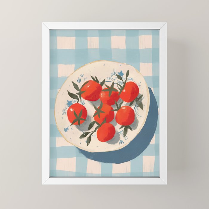 Summer Tomatoes Mini Art Print Gallery Image 4