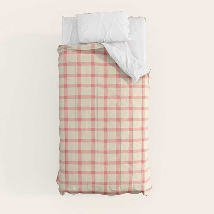 Strawberry Gingham Pattern Comforter Gallery Image 9