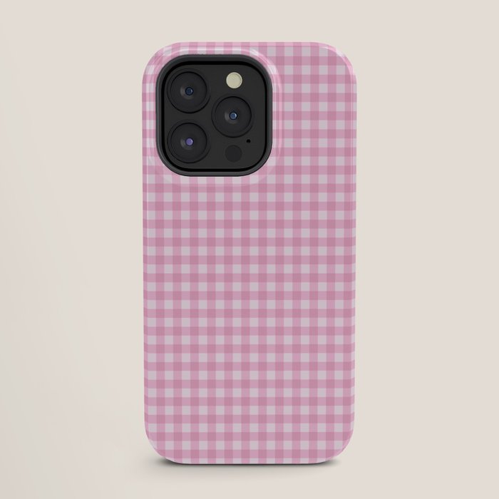 Gingham Plaid Pattern - Pastel Pink iPhone Case Gallery Image 27
