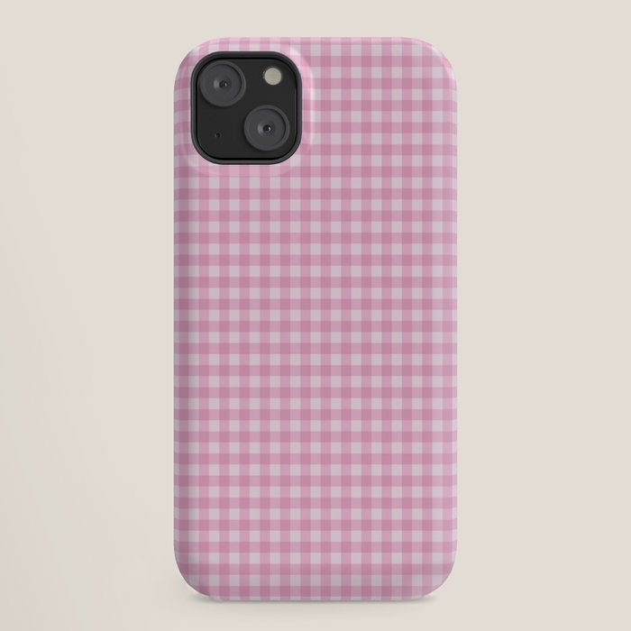 Gingham Plaid Pattern - Pastel Pink iPhone Case Gallery Image 18