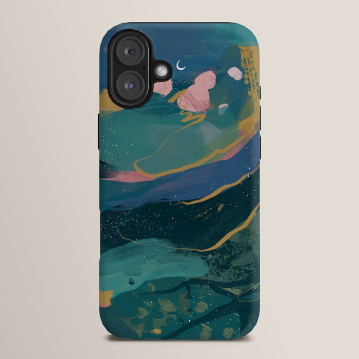"You Are Worthy" Midnight Background iPhone Case Gallery Image 14