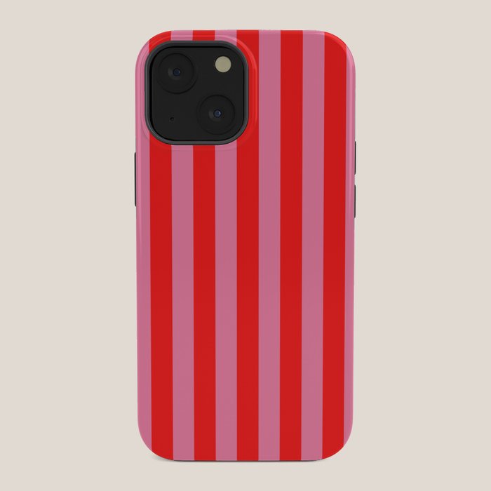 bougie pink red stripe iPhone Case Gallery Image 34