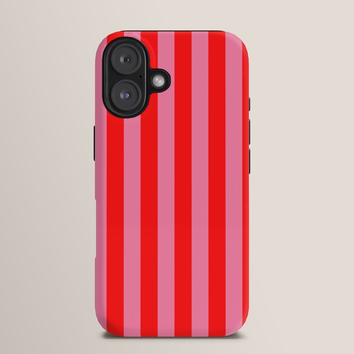 bougie pink red stripe iPhone Case Gallery Image 13
