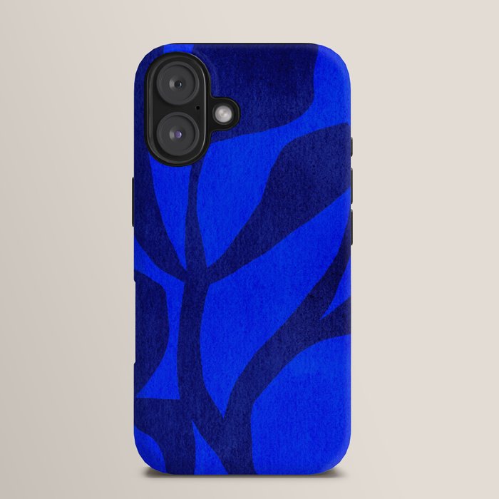 Abstract botanical- blue garden iPhone Case Gallery Image 13