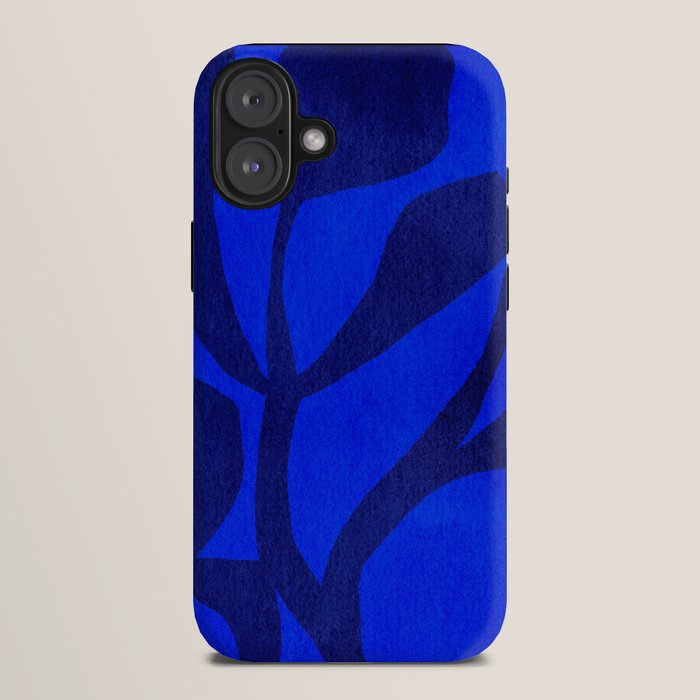 Abstract botanical- blue garden iPhone Case Gallery Image 10
