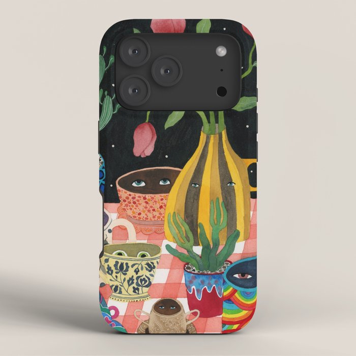 Suspicious mugs 2 iPhone Case Gallery Image 3