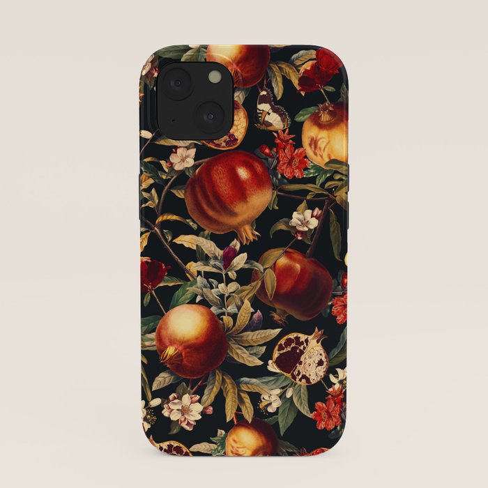 Pomegranate Garden II - Night iPhone Case Gallery Image 37