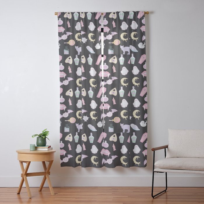 Pastel Goth Window Curtain Gallery Image 13
