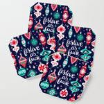 Festive As Fuck - Navy Palette Coaster Gallery Image 1