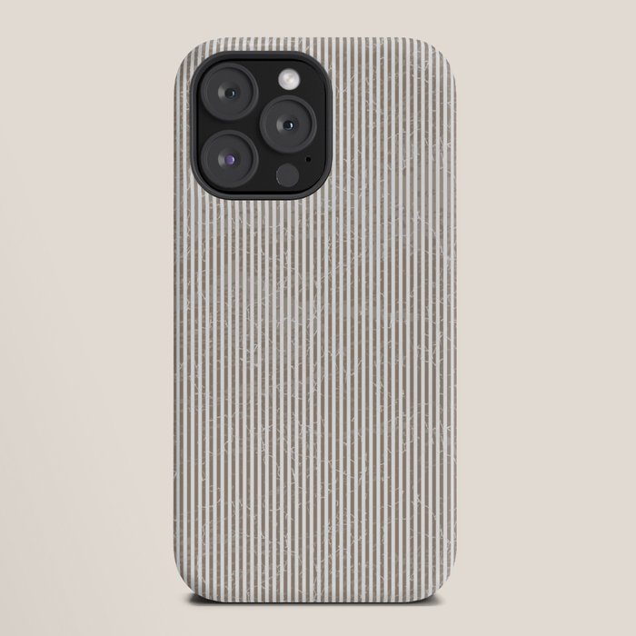 Cocoa Brown Tan Pinstripes iPhone Case Gallery Image 20