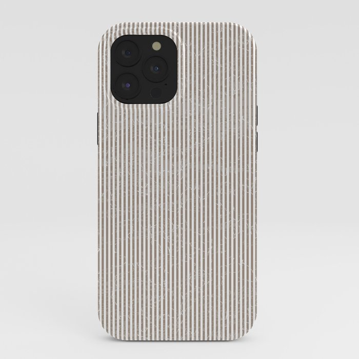 Cocoa Brown Tan Pinstripes iPhone Case Gallery Image 40