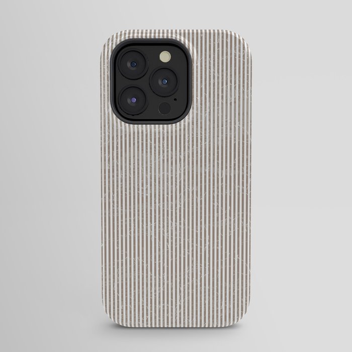 Cocoa Brown Tan Pinstripes iPhone Case Gallery Image 31