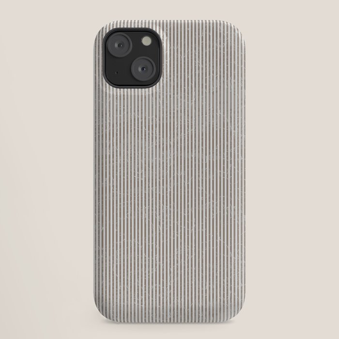 Cocoa Brown Tan Pinstripes iPhone Case Gallery Image 18