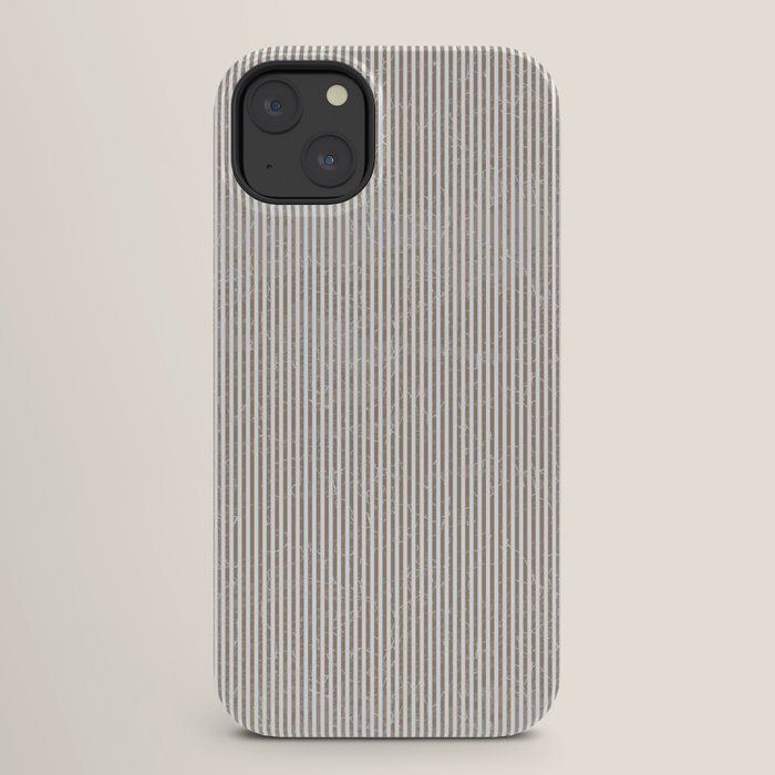 Cocoa Brown Tan Pinstripes iPhone Case Gallery Image 26