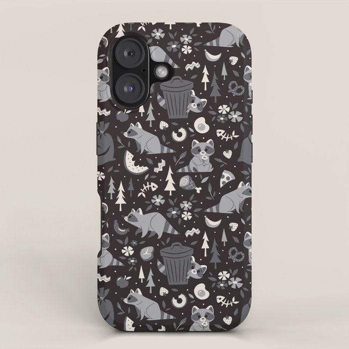 Trashy Raccoons iPhone Case Gallery Image 1