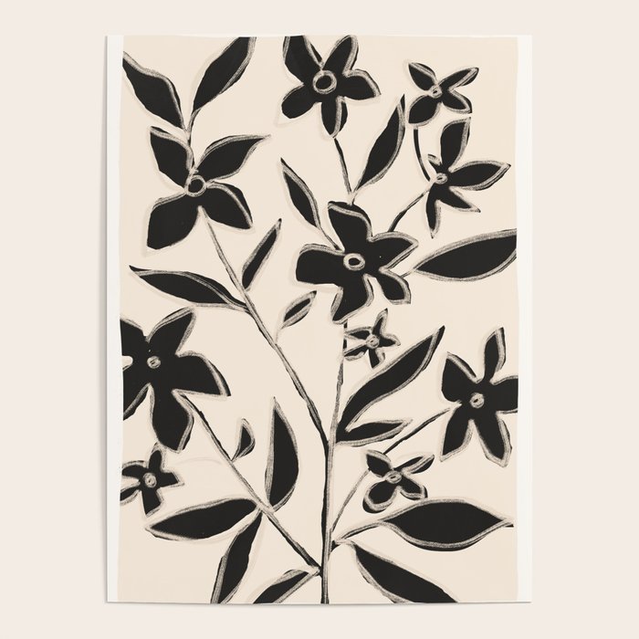 Abstract Minimal Flowers 16 Poster Gallery Image 3