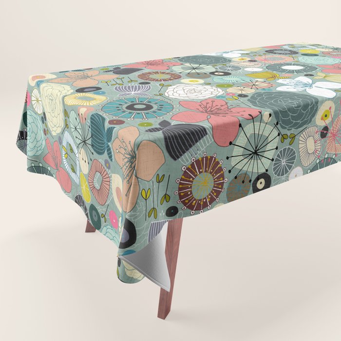 oriental blooms Tablecloth Gallery Image 1